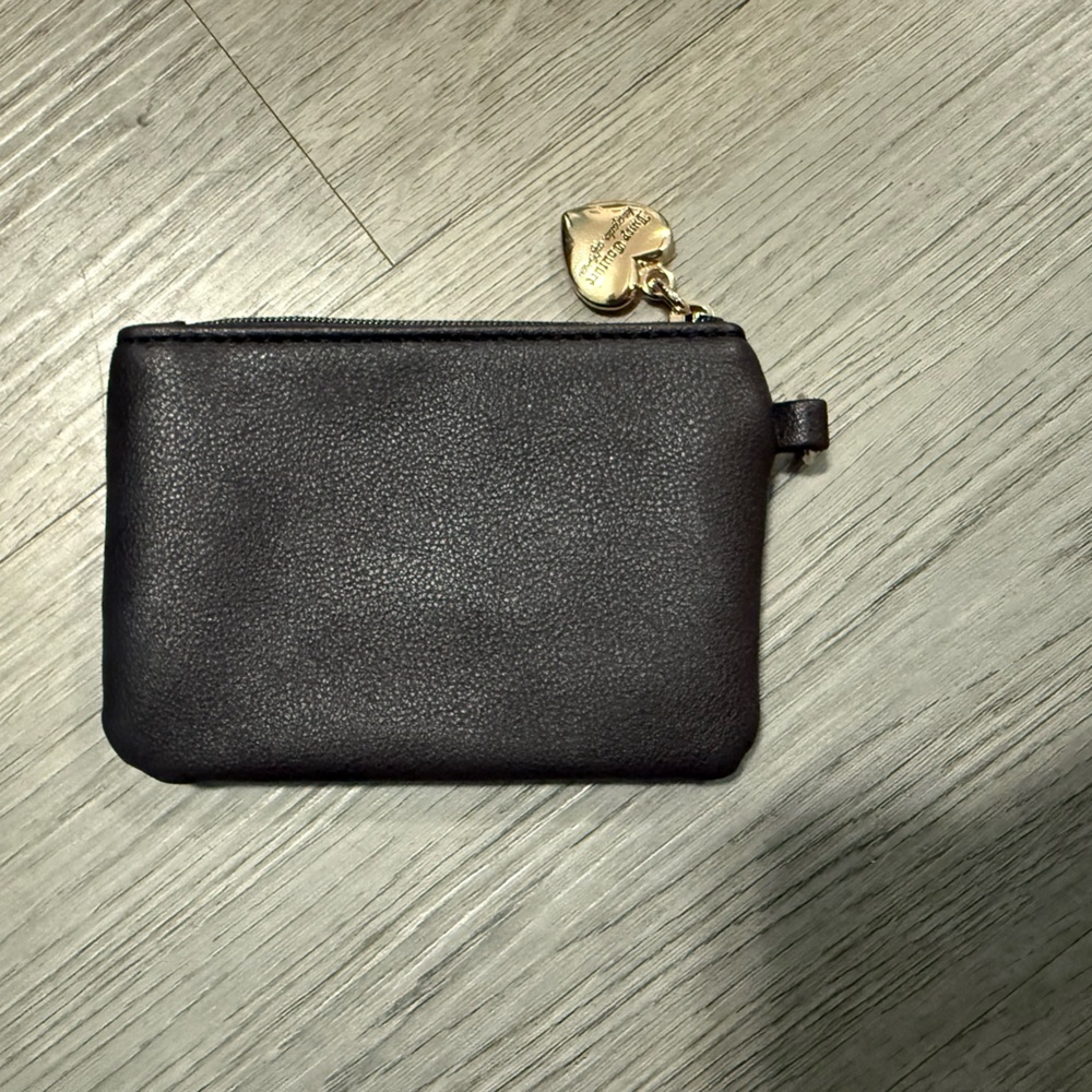 Juicy Couture Gold Heart Charm Change Purse